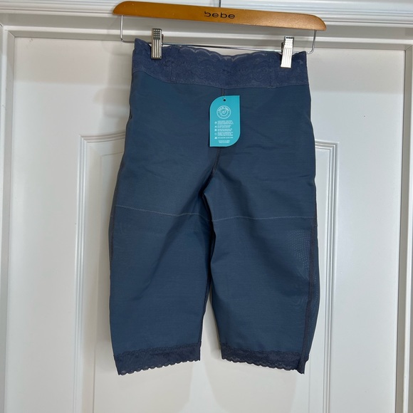 NWT Gray Low Waist Capri Shapewear butt lifting Shorts - Picture 5 of 8